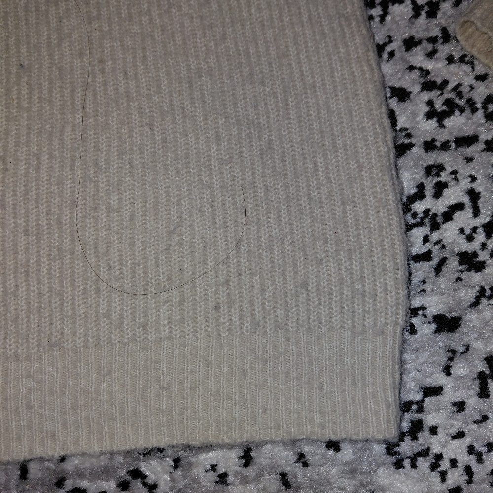 Leith Cream Knit Sweater Small | Old Money Poetcore Winter White - Picture 10 of 14